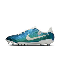 Nike Tiempo Legend 10 Academy Gras / Kunstgras Voetbalschoenen (MG) Smaragdgroen Wit