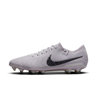 Nike Tiempo Legend 10 Elite Gras Voetbalschoenen (FG) Grijs Zwart Roze