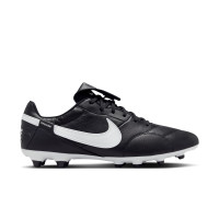 Nike Premier III Gras Football Shoes (FG) Black White Black