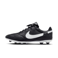 Nike Premier III Gras Football Shoes (FG) Black White Black