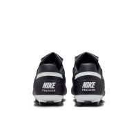 Nike Premier III Gras Football Shoes (FG) Black White Black