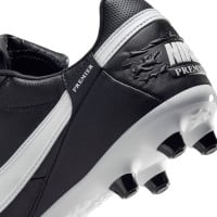 Nike Premier III Gras Voetbalschoenen (FG) Zwart Wit Zwart