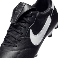 Nike Premier III Gras Football Shoes (FG) Black White Black