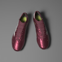adidas Copa Pure 2 Elite KT Gras Voetbalschoenen (FG) Bordeauxrood Wit Geel