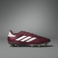 adidas Copa Pure 2 Elite KT Gras Voetbalschoenen (FG) Bordeauxrood Wit Geel