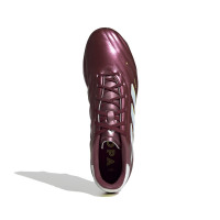 adidas Copa Pure 2 Elite Gras Voetbalschoenen (FG) Bordeauxrood Wit Geel