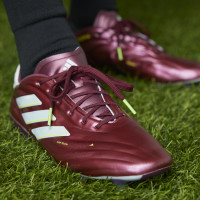 adidas Copa Pure 2 Elite Gras Voetbalschoenen (FG) Bordeauxrood Wit Geel