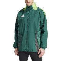 adidas Tiro 24 Competition Allweather Jas Donkergroen Lichtgroen