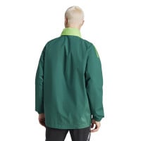 adidas Tiro 24 Competition Allweather Jas Donkergroen Lichtgroen