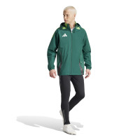 adidas Tiro 24 Competition Allweather Jas Donkergroen Lichtgroen