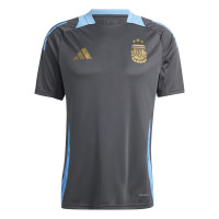 adidas Argentinië Trainingsset 2024-2026 Donkergrijs Lichtblauw Goud