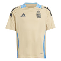 adidas Argentinië Trainingsset 2024-2026 Kids Beige Donkergrijs Lichtblauw Goud