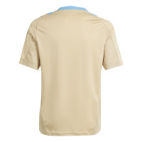 adidas Argentinië Trainingsset 2024-2026 Kids Beige Donkergrijs Lichtblauw Goud