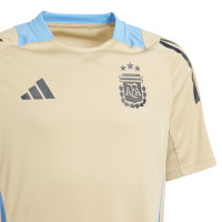 adidas Argentinië Trainingsset 2024-2026 Kids Beige Donkergrijs Lichtblauw Goud