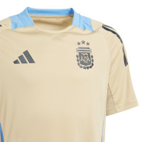 adidas Argentinië Trainingsshirt 2024-2026 Kids Beige Lichtblauw Donkergrijs