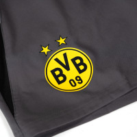 PUMA Borussia Dortmund Woven Broekje 2023-2024 Zwart Grijs