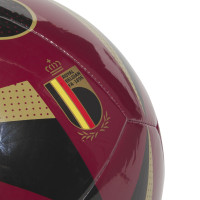 adidas EK 2024 Fussballliebe België Voetbal Maat 5 Bordeauxrood Zwart Goud