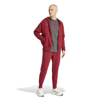 adidas België Travel Vest 2024-2026 Donkerrood Donkergrijs