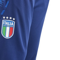 adidas Italië Trainingsbroek 2024-2026 Kids Donkerblauw Blauw Goud