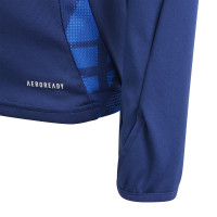 adidas Italië Trainingstrui 1/4-Zip 2024-2026 Kids Donkerblauw Blauw Goud