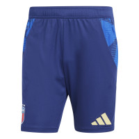 adidas Italië Trainingsbroekje 2024-2026 Donkerblauw Blauw Goud
