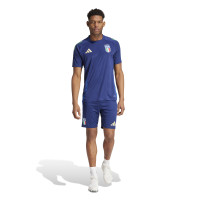 adidas Italië Trainingsshirt 2024-2026 Donkerblauw Blauw Goud
