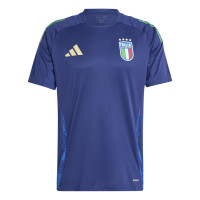 adidas Italië Trainingsshirt 2024-2026 Donkerblauw Blauw Goud