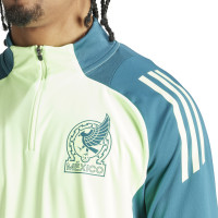 adidas Mexico Trainingstrui 1/4-Zip 2024-2026 Felgroen Donkergroen