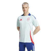adidas Spanje Trainingsset 2024-2026 Lichtblauw Donkerblauw Rood