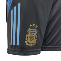 adidas Argentinië Trainingsbroekje 2024-2026 Kids Donkergrijs Lichtblauw Goud