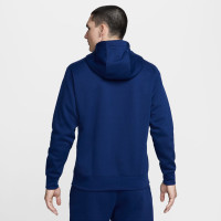Nike Nederland Sportswear Club Hoodie 2024-2026 Blauw Oranje