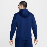 Nike Netherlands Sportswear Club Hoodie 2024-2026 Blue Orange