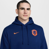 Nike Netherlands Sportswear Club Hoodie 2024-2026 Blue Orange