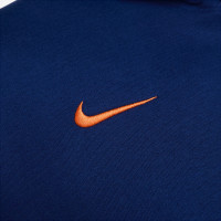 Nike Netherlands Sportswear Club Hoodie 2024-2026 Blue Orange