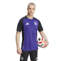 adidas Duitsland Trainingsshirt 2024-2026 Paars Zwart Wit