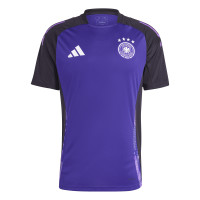 adidas Duitsland Trainingsshirt 2024-2026 Paars Zwart Wit