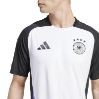 adidas Duitsland Trainingsshirt 2024-2026 Wit Zwart Paars