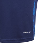 adidas Italië Trainingsshirt 2024-2026 Kids Donkerblauw Blauw Goud