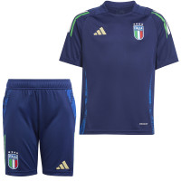 adidas Italië Trainingsset 2024-2026 Kids Donkerblauw Blauw Goud