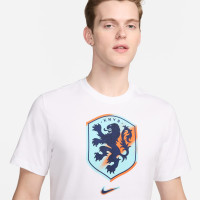 Nike Nederland Crest T-Shirt 2024-2026 Wit