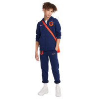 Nike Nederland Sportswear Club Trainingspak 2024-2026 Kids Blauw Oranje