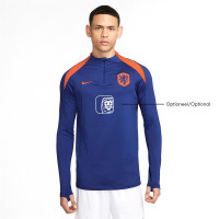 Nike Nederland Strike Trainingstrui Set 1/4-Zip 2024-2026 Blauw Oranje