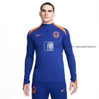 Nike Netherlands Strike Elite Training sweater 1/4-Zip 2024-2026 Blue Orange