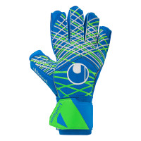Uhlsport Aquasoft Goalkeeper Gloves Blue Green White