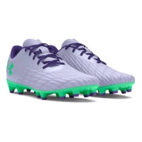 Under Armour Magnetico Select 3.0 Gras Voetbalschoenen (FG) Paars Groen