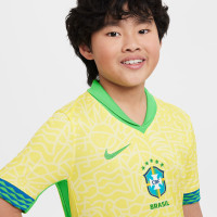 Nike Brazilië Thuisshirt 2024-2026 Kids