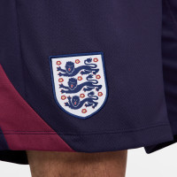 Nike Engeland Strike Trainingsbroekje 2024-2026 Donkerblauw Bordeauxrood