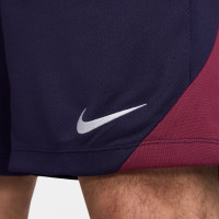 Nike Engeland Strike Trainingsbroekje 2024-2026 Donkerblauw Bordeauxrood