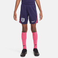 Nike Engeland Strike Trainingsbroekje 2024-2026 Kids Donkerblauw Bordeauxrood