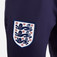 Nike Engeland Strike Trainingspak 1/4-Zip 2024-2026 Kids Donkerblauw Rood Wit
